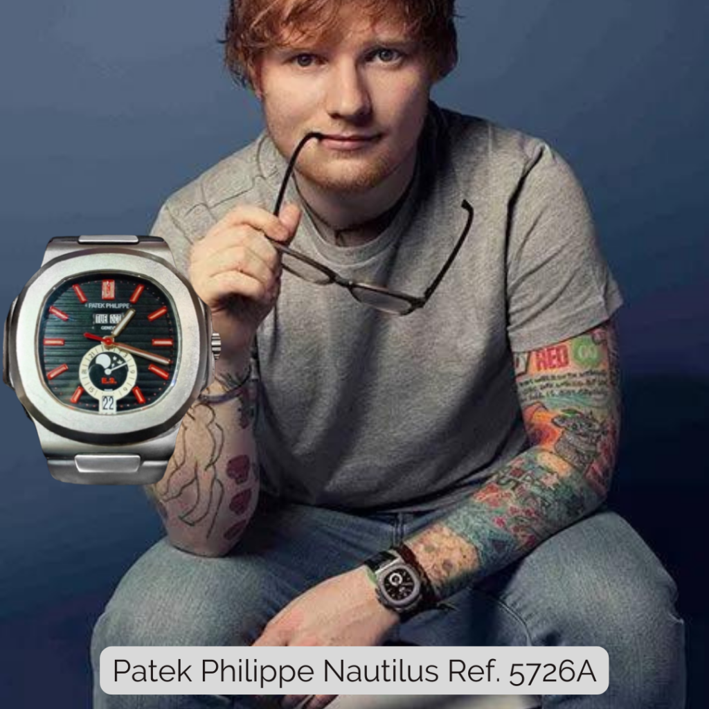 Insane Luxury - Ed Sheeran wears a Patek Philippe]