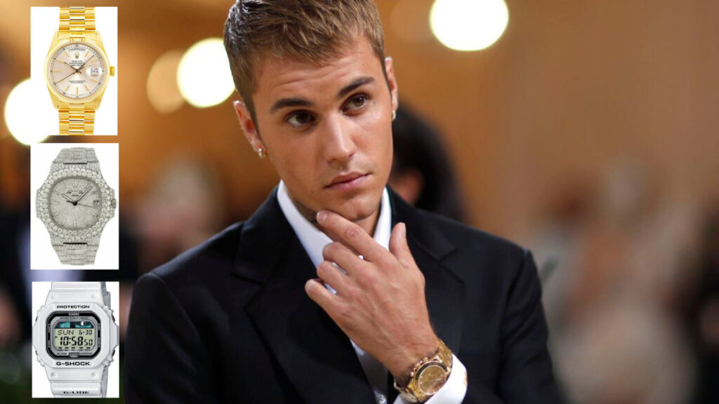 justin bieber watch collection